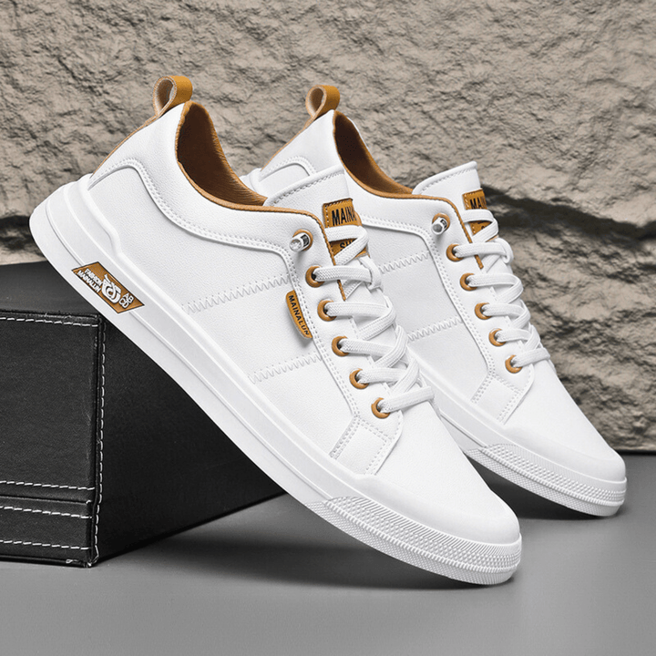 Weston & Finch - The Harrington Sneaker - 14:29White khaki F8828;200000124:200000364