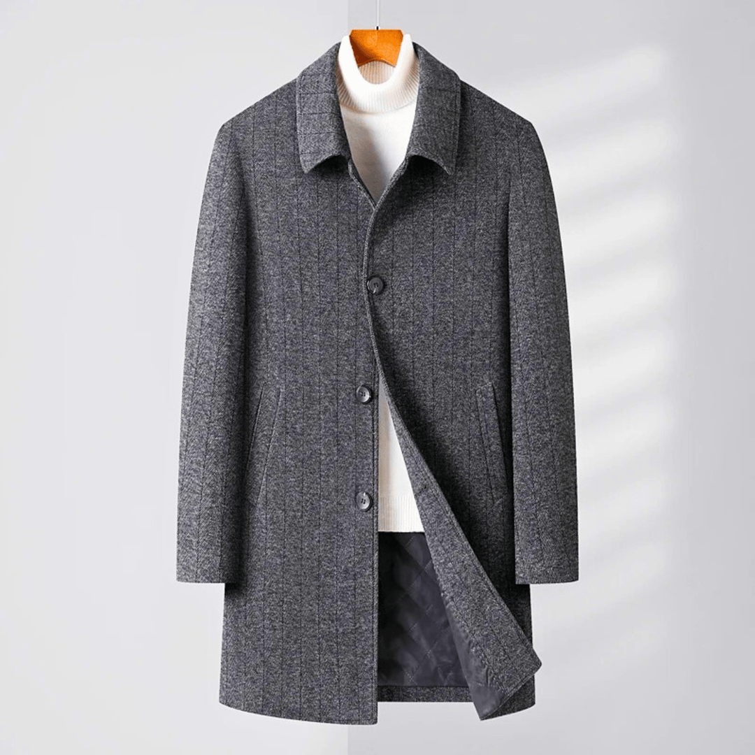 Weston & Finch - The Kingsford Overcoat - 14:193black;5:4183Asian 3XL is Eur XL