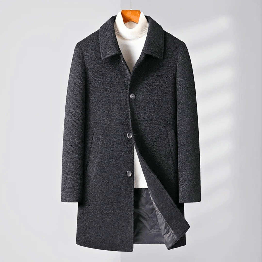 Weston & Finch - The Kingsford Overcoat - 14:771gray;5:100014065Asian XL is Eur M