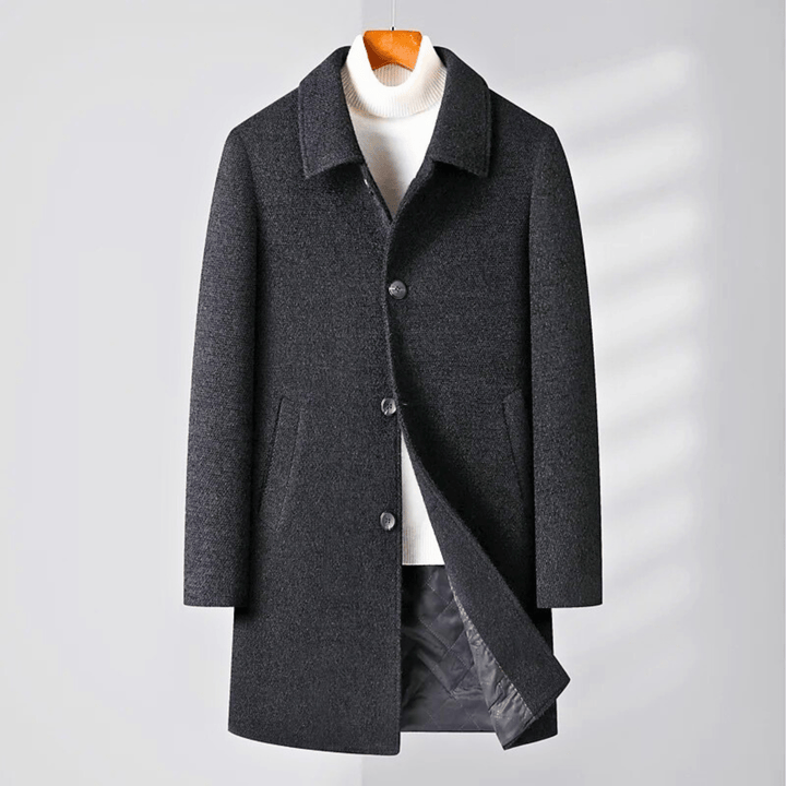 Weston & Finch - The Kingsford Overcoat - 14:771gray;5:100014065Asian XL is Eur M