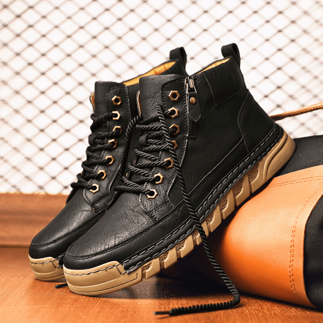 Weston & Finch - The Kingsley Urban Boot - 14:4602Black-No Fur;200000124:200000339