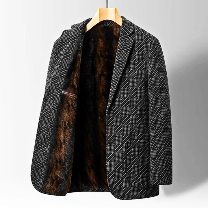 Weston & Finch - The Langford Tailored Coat - 14:193Black and blue;5:200000990