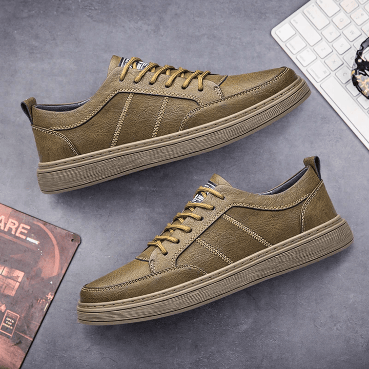 Weston & Finch - The Linford Sneaker - 14:200001438Khaki;200000124:200000364