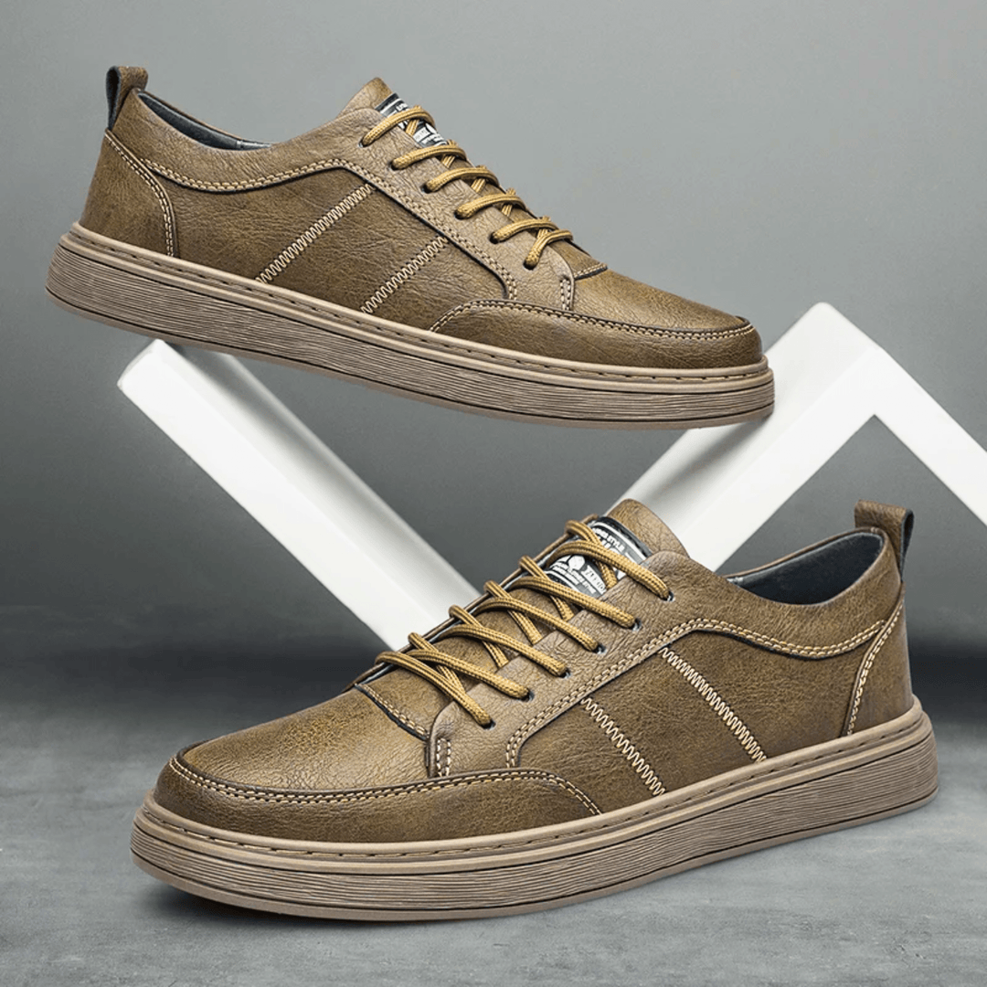 Weston & Finch - The Linford Sneaker - 14:200001438Khaki;200000124:200000364