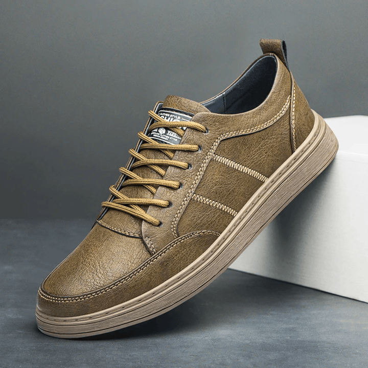 Weston & Finch - The Linford Sneaker - 14:200001438Khaki;200000124:200000364