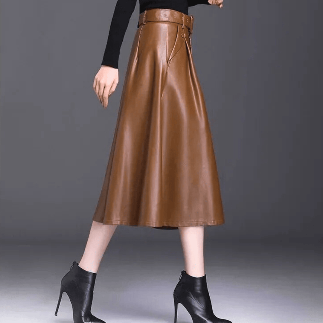 Weston & Finch - The Marvelle Leather Skirt - 14:193;5:200000990