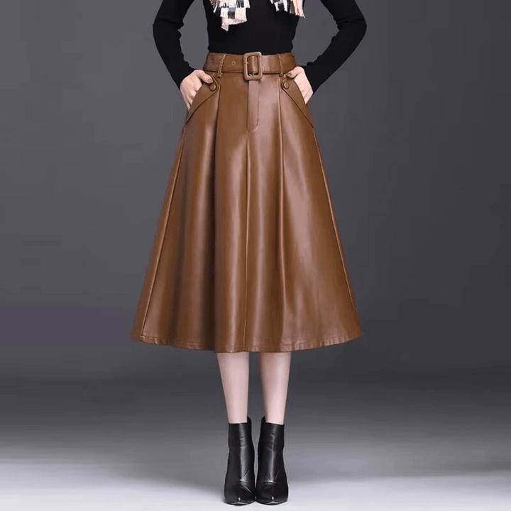 Weston & Finch - The Marvelle Leather Skirt - 14:193;5:200000990