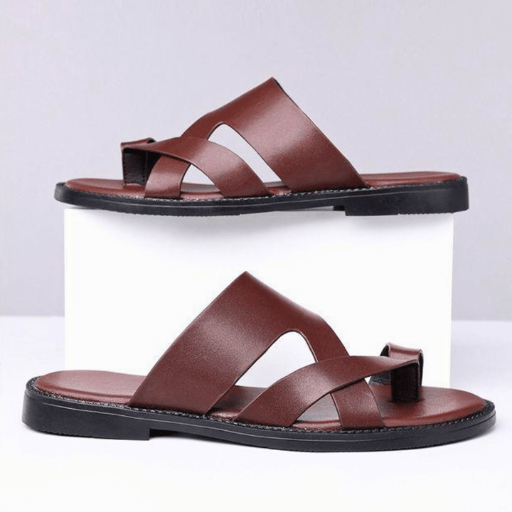 Weston & Finch - The Montaigne Sandal - 14:771Dark Brown;200000124:200000339