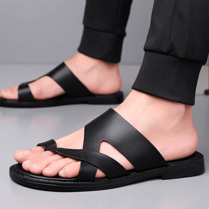 Weston & Finch - The Montaigne Sandal - 14:771Dark Brown;200000124:200000339