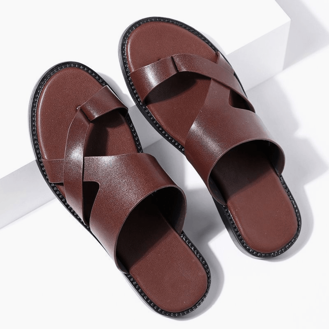 Weston & Finch - The Montaigne Sandal - 14:771Dark Brown;200000124:200000339