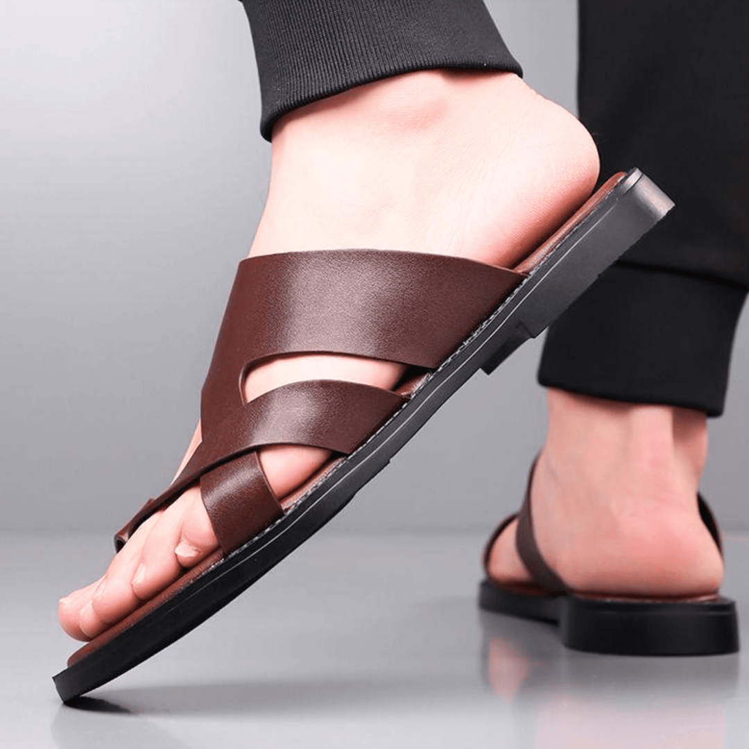 Weston & Finch - The Montaigne Sandal - 14:771Dark Brown;200000124:200000339