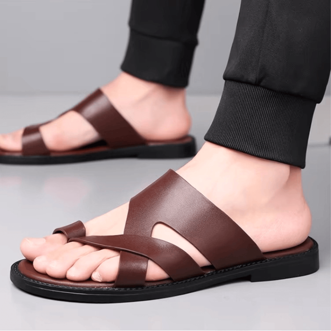 Weston & Finch - The Montaigne Sandal - 14:771Dark Brown;200000124:200000339