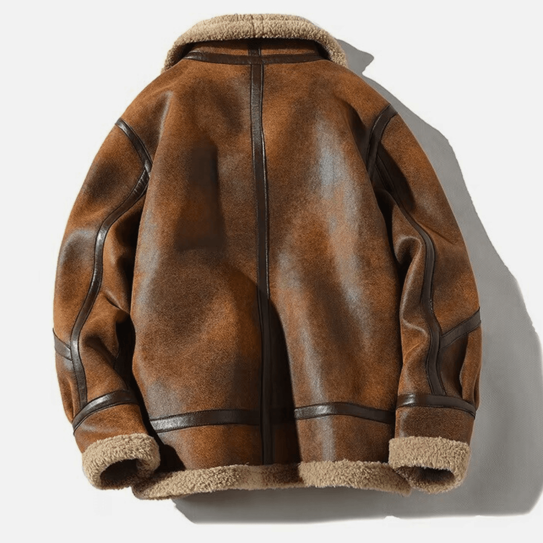 Weston & Finch - The Rothwell Shearling Jacket - 14:771Dark Brown;5:200000991