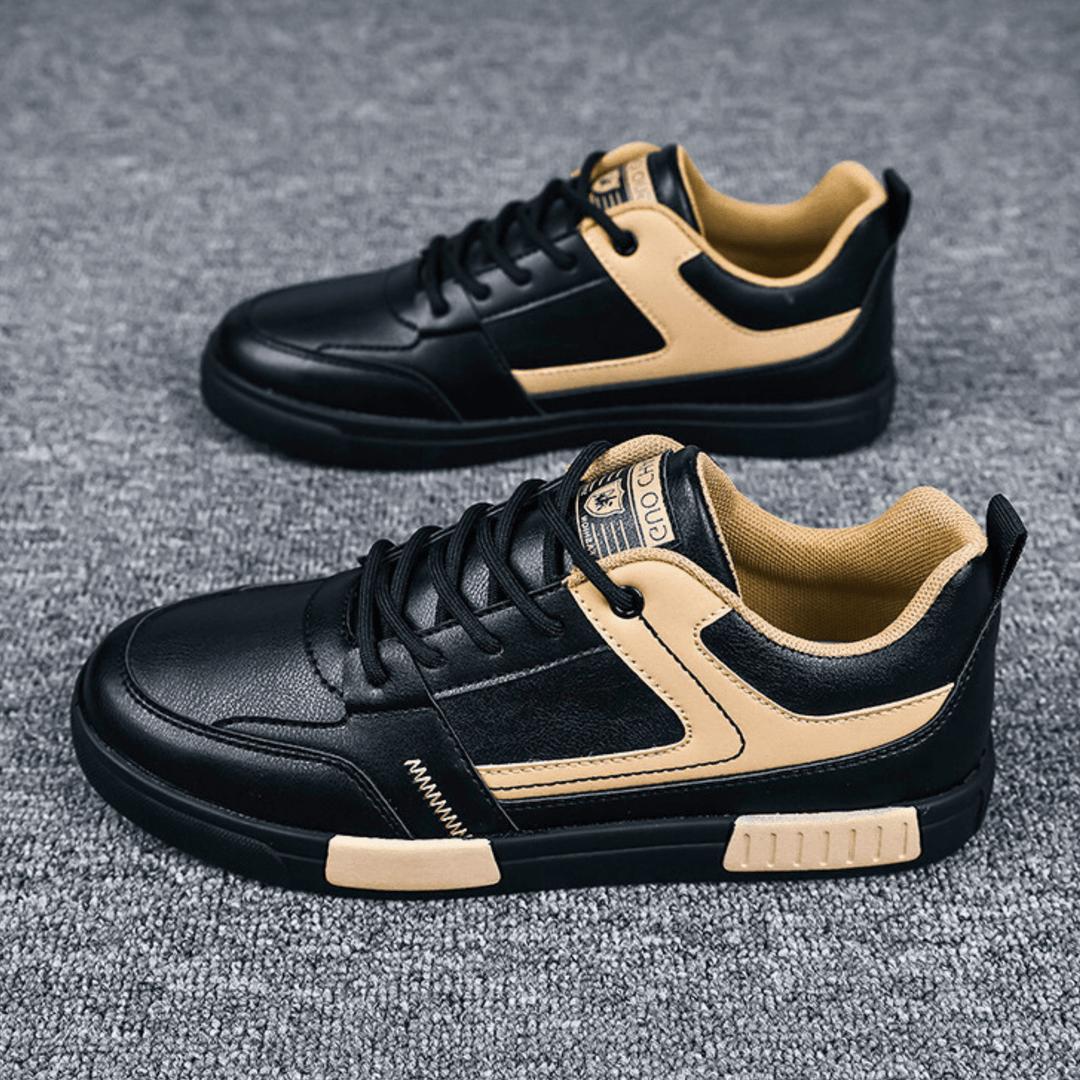 Weston & Finch - The Salerno Sneaker - 14:193black low top;200000124:200000364