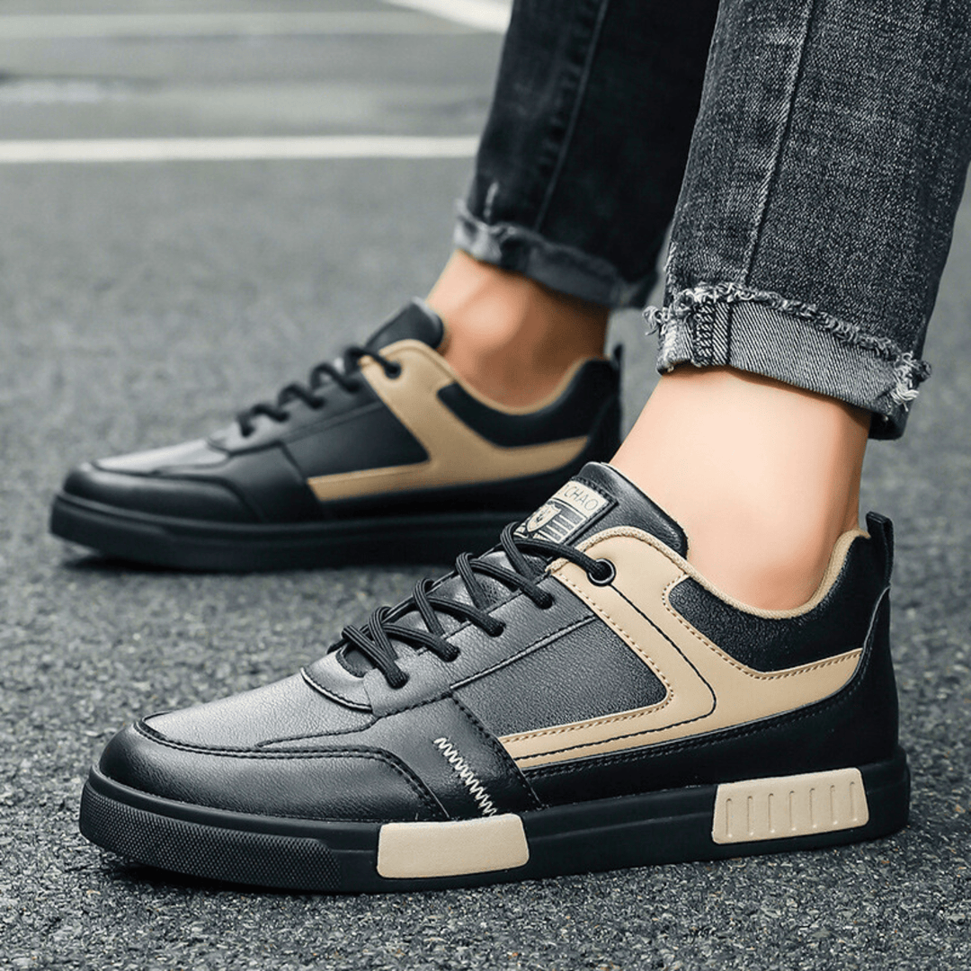 Weston & Finch - The Salerno Sneaker - 14:193black low top;200000124:200000364
