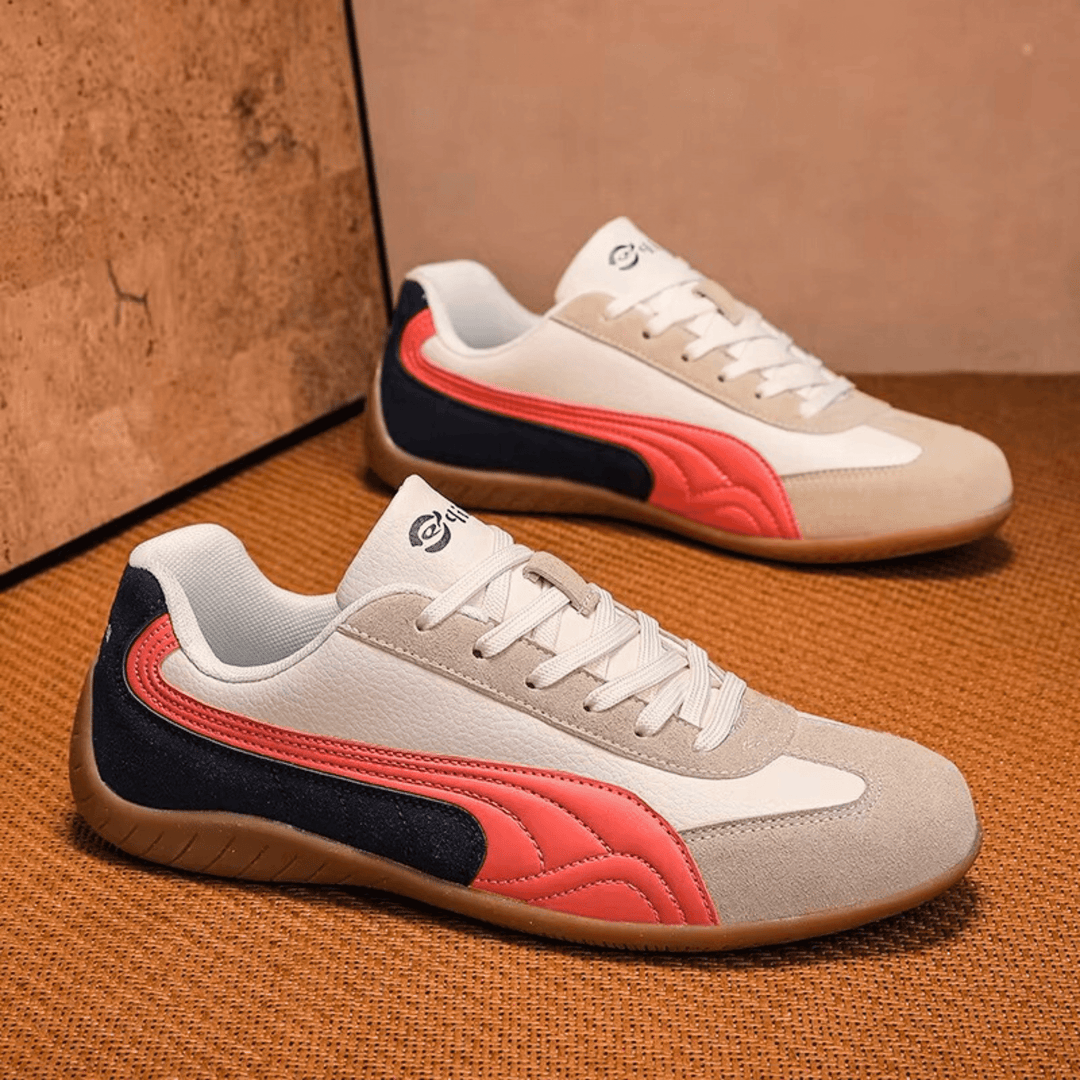 Weston & Finch - The Santoro Sneaker - 14:771beige red;200000124:200000364