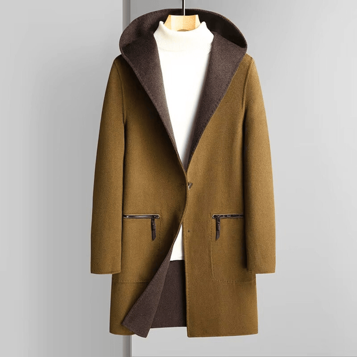 Weston & Finch - The Valente Cashmere Overcoat - 14:365458Brown;5:2000009904XL Asian size