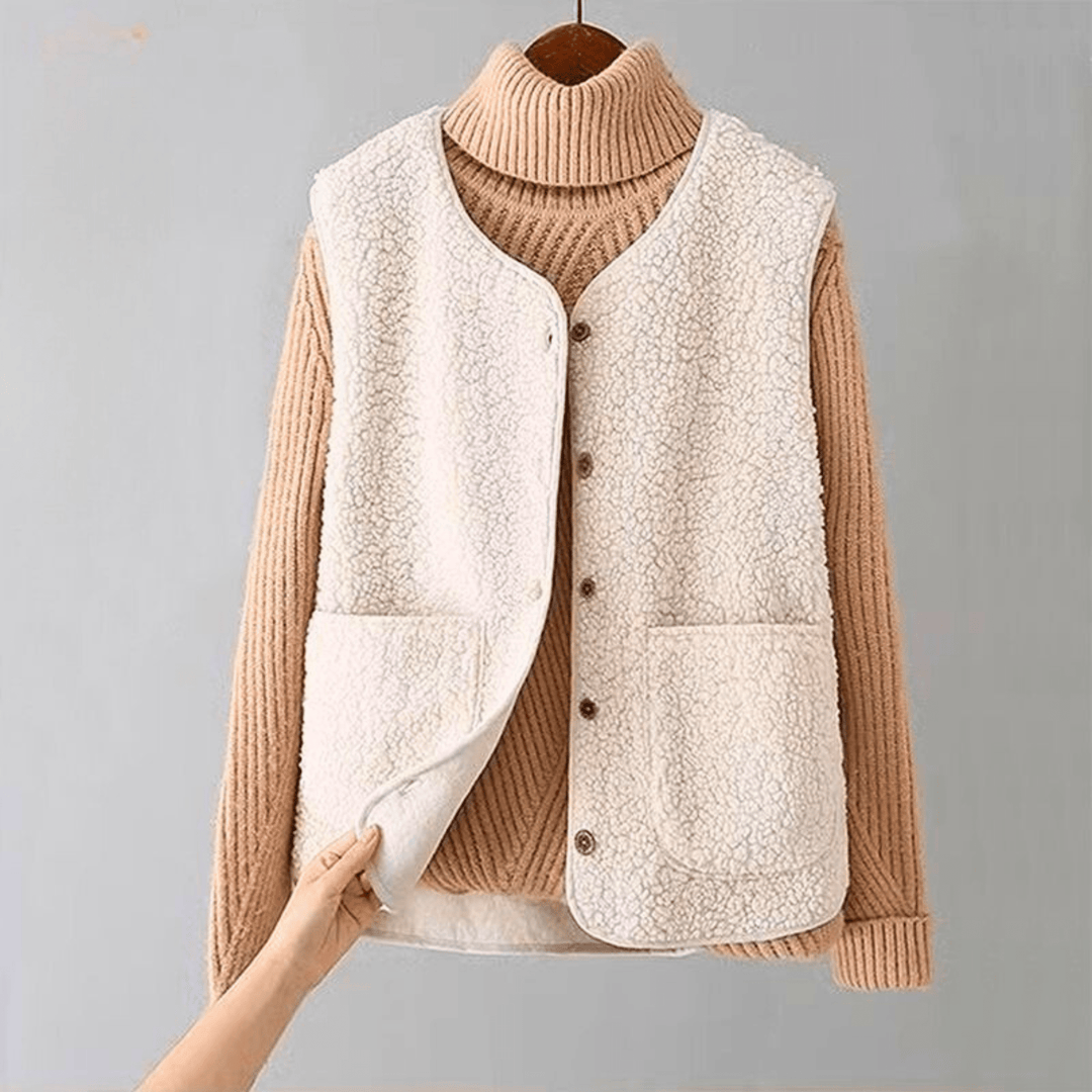 Weston & Finch - The Valente Sherpa Vest - 000000000