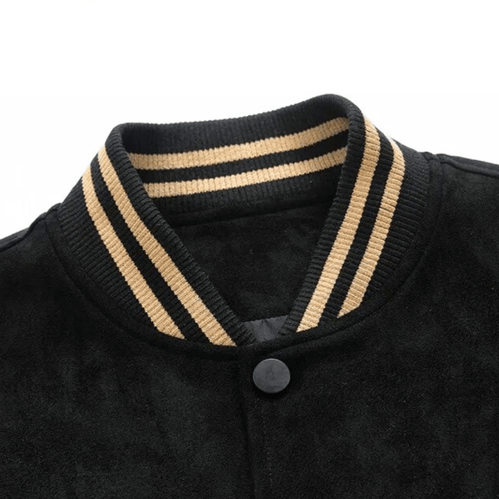 Weston & Finch - The Valente Varsity Jacket - 14:173Black;5:361385