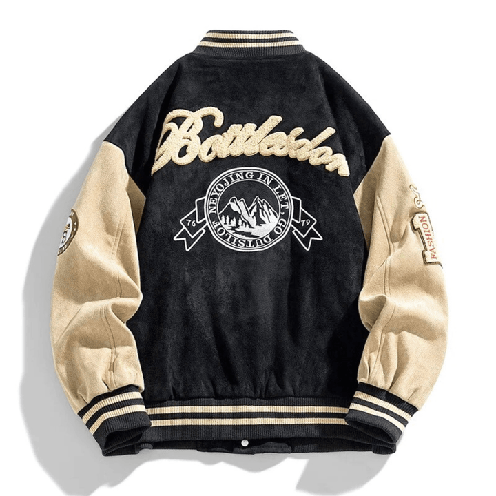 Weston & Finch - The Valente Varsity Jacket - 14:173Black;5:361385