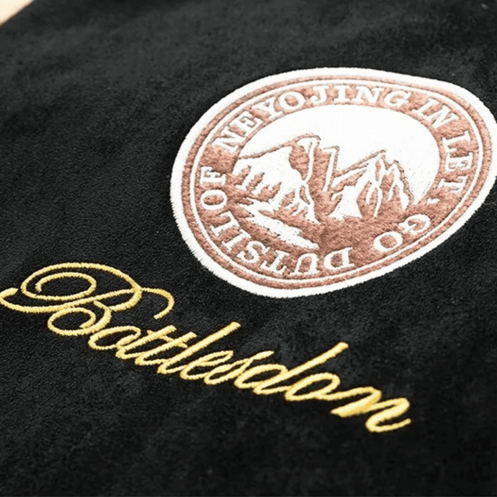 Weston & Finch - The Valente Varsity Jacket - 14:173Black;5:361385