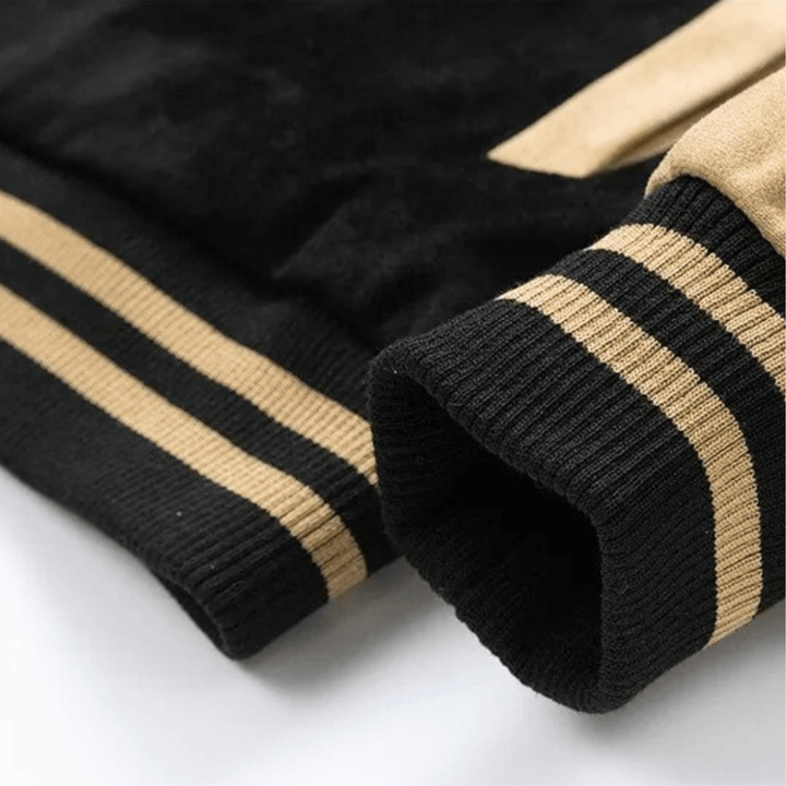 Weston & Finch - The Valente Varsity Jacket - 14:173Black;5:361385