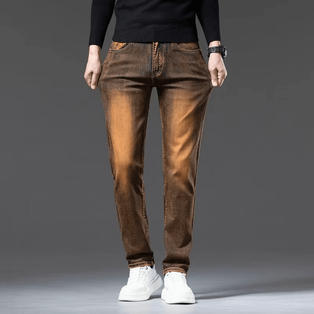 Weston & Finch - The Valmere Denim - 14:365458Brown Yellow;5:100010441