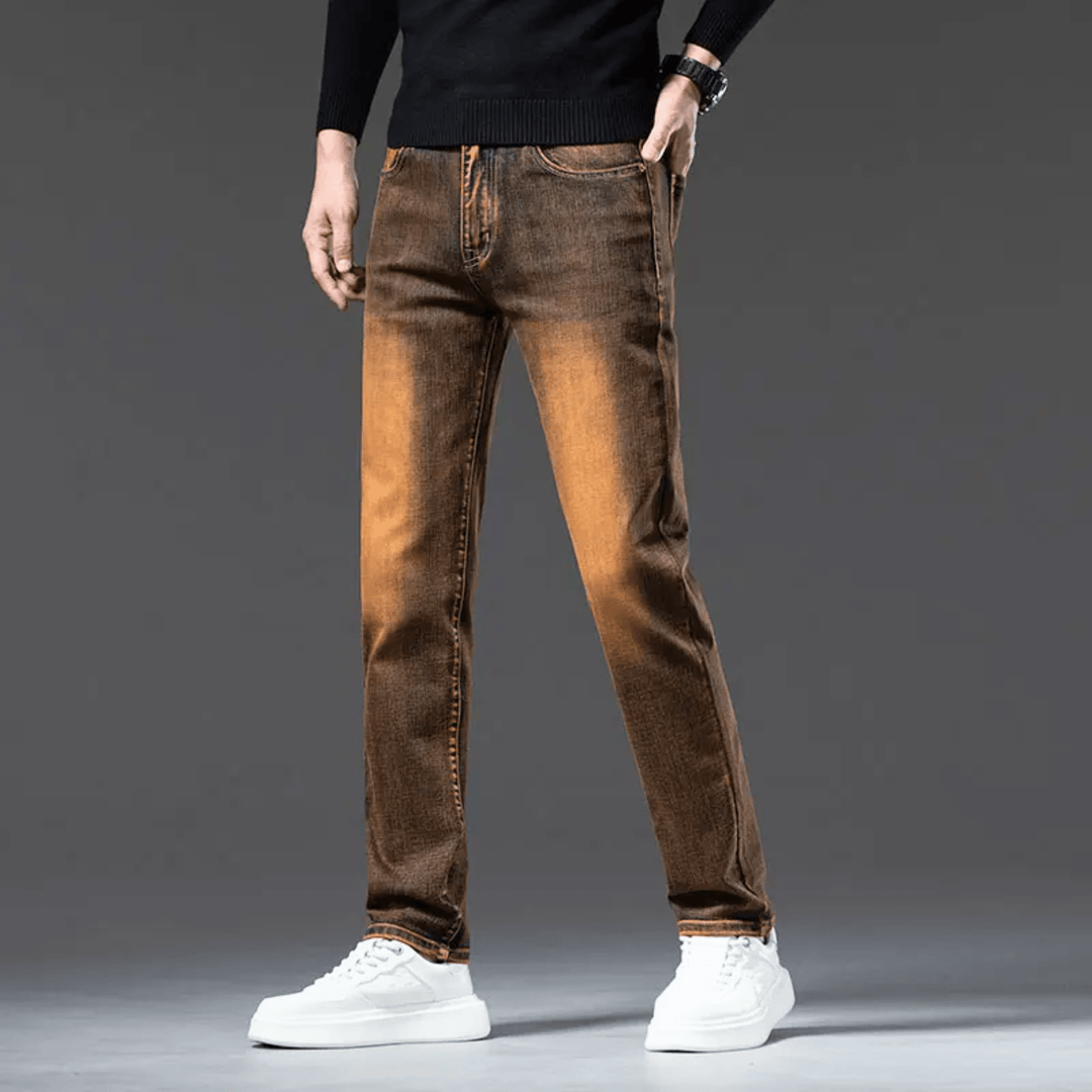 Weston & Finch - The Valmere Denim - 14:365458Brown Yellow;5:100010441