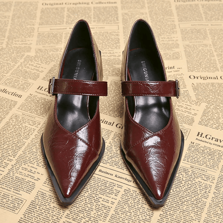 Weston & Finch - The Vantier Heel - 14:365458Red;200000124:200000337