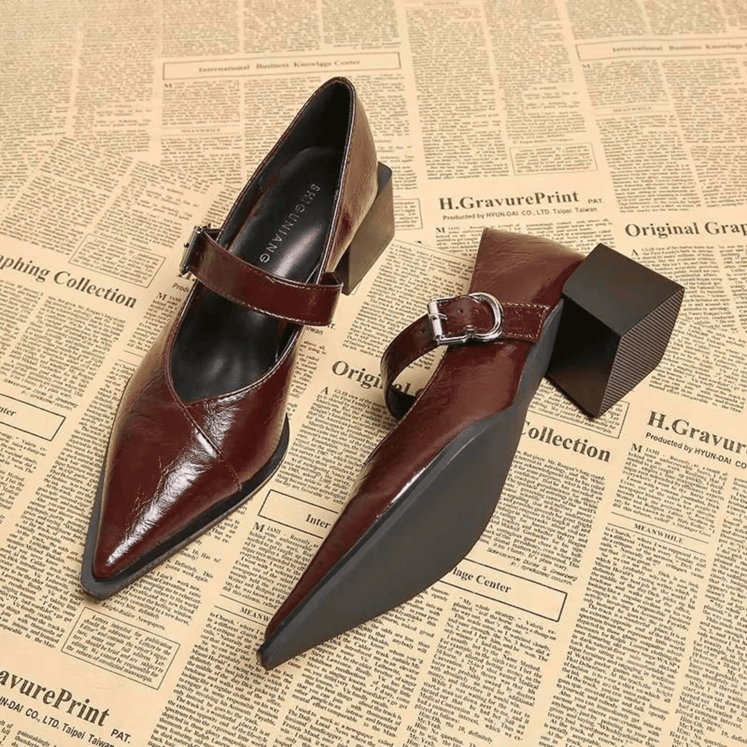 Weston & Finch - The Vantier Heel - 14:365458Red;200000124:200000337