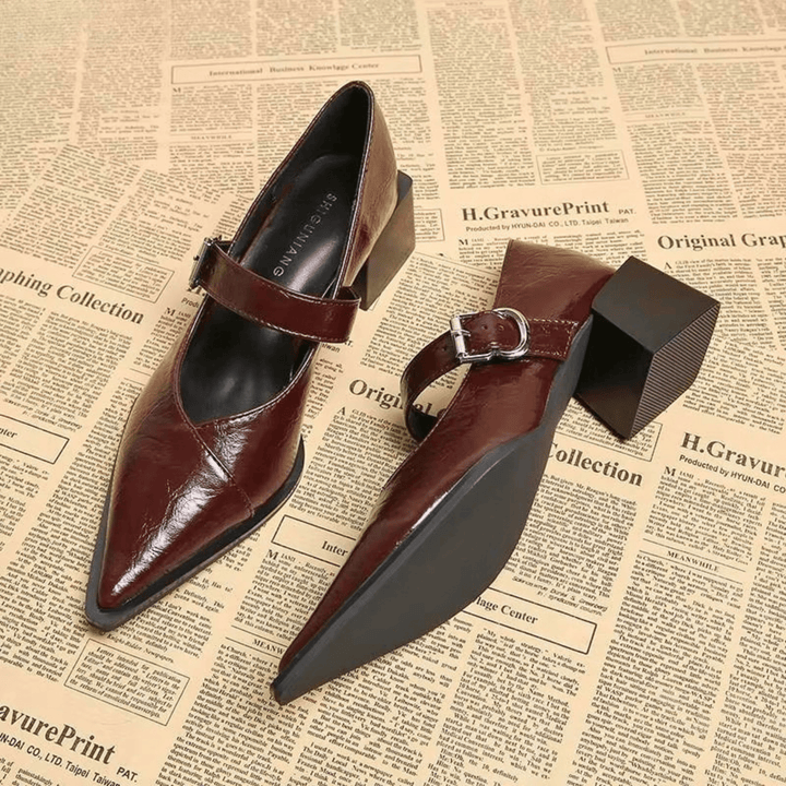 Weston & Finch - The Vantier Heel - 14:365458Red;200000124:200000337