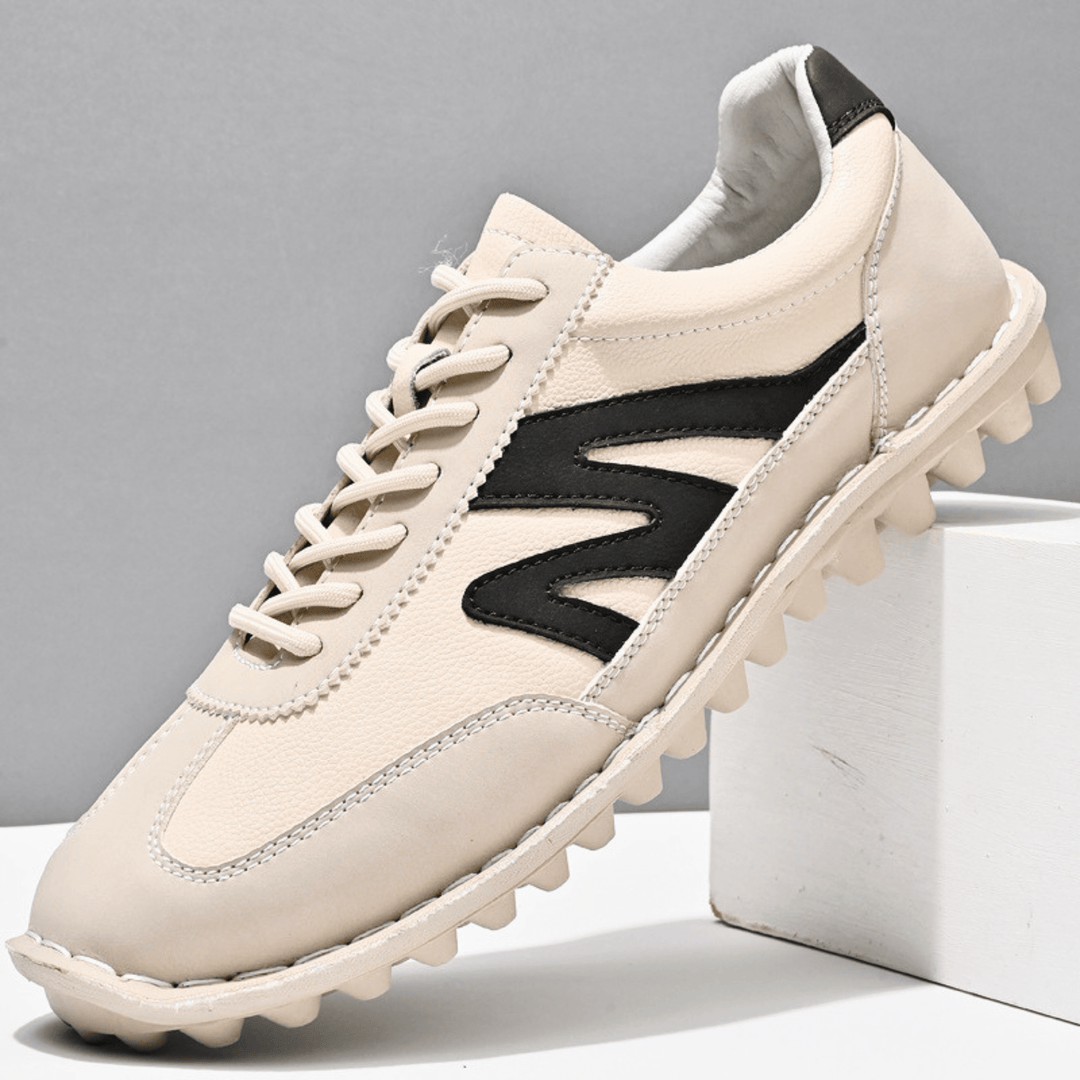 Weston & Finch - The Velmoro Sneaker - 14:29Sand color;200000124:200000364