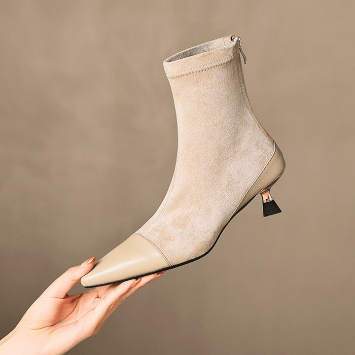 Weston & Finch - The Veloura Boot - 14:365458khaki;200000124:200000290