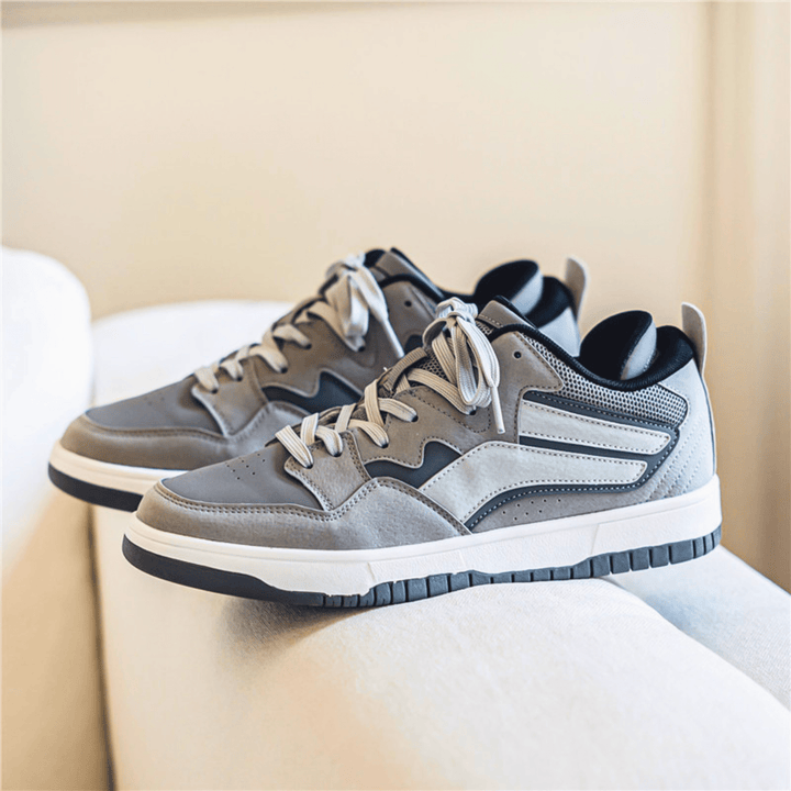 Weston & Finch - The Veltrano Sneaker - 14:10#Gray red;200000124:100013888
