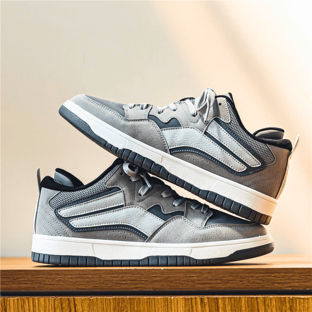 Weston & Finch - The Veltrano Sneaker - 14:10#Gray red;200000124:100013888