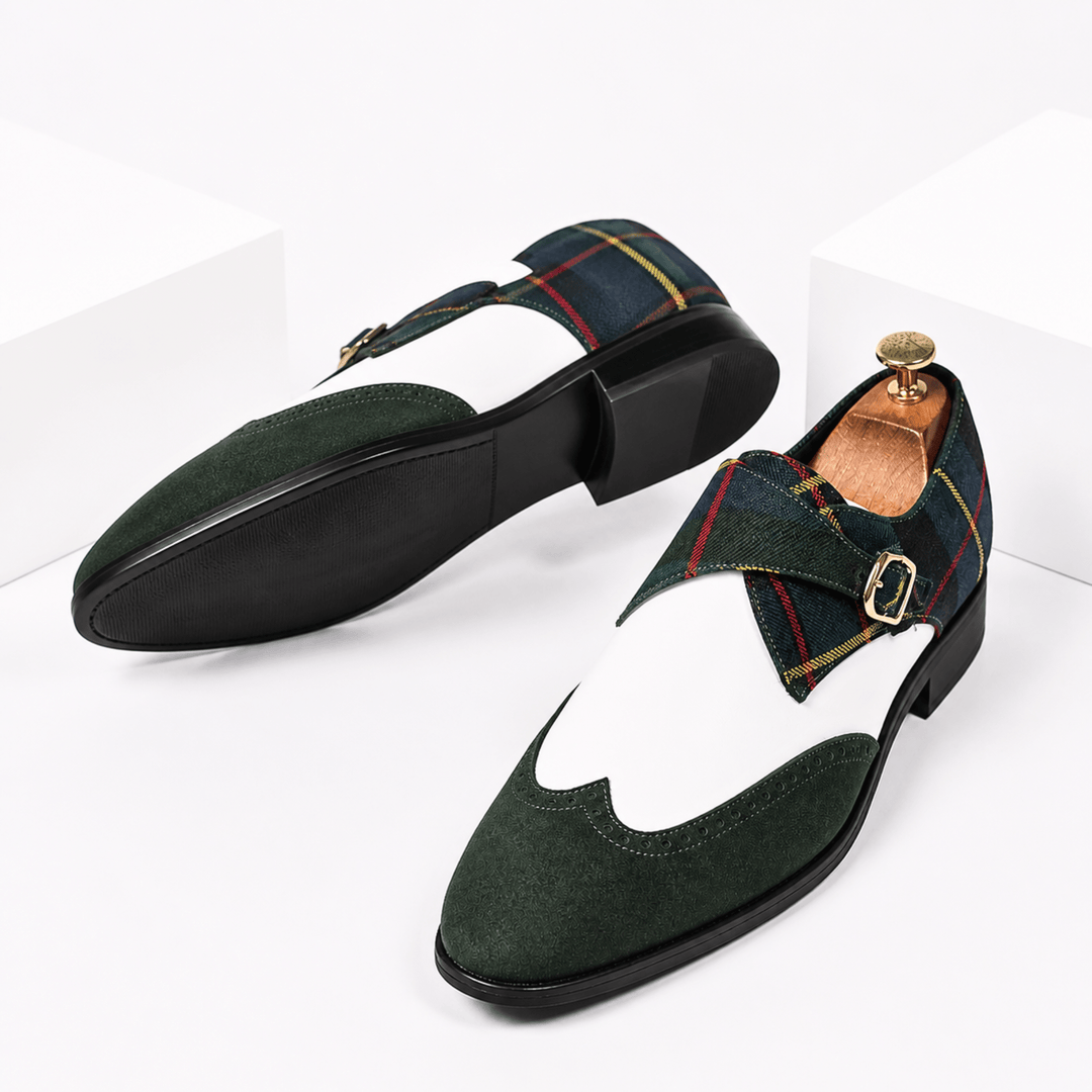 Weston & Finch - The Ventaro Monk Strap - 14:173Green;200000124:1394
