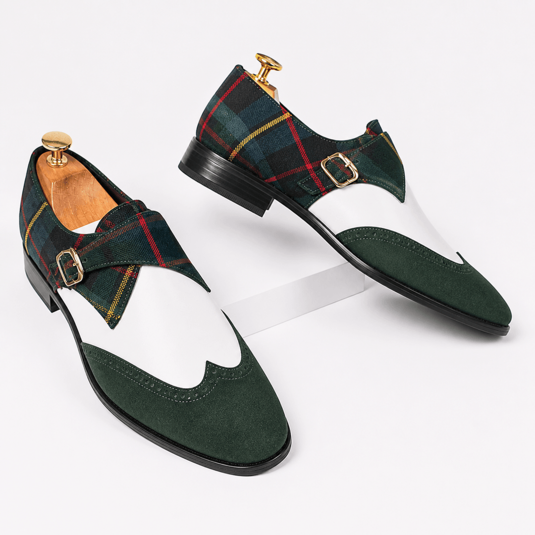 Weston & Finch - The Ventaro Monk Strap - 14:173Green;200000124:1394