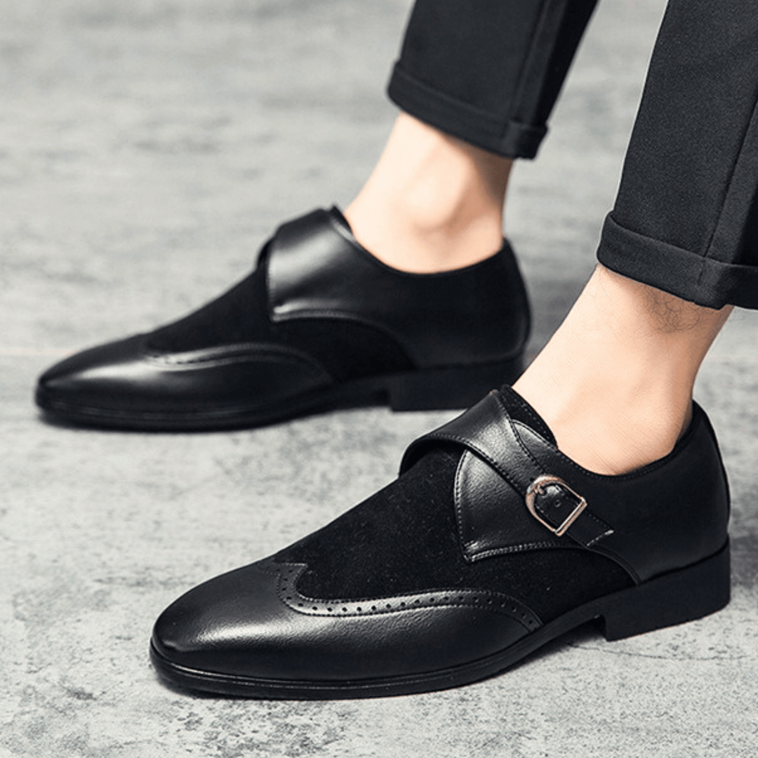 Weston & Finch - The Ventaro Monk Strap - 14:193Black;200000124:1394