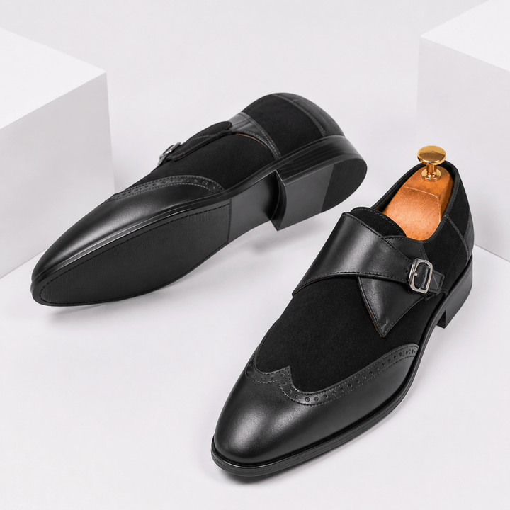 Weston & Finch - The Ventaro Monk Strap - 14:193Black;200000124:1394
