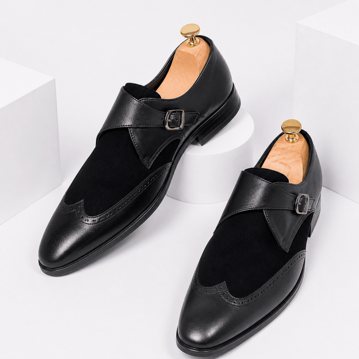 Weston & Finch - The Ventaro Monk Strap - 14:193Black;200000124:1394
