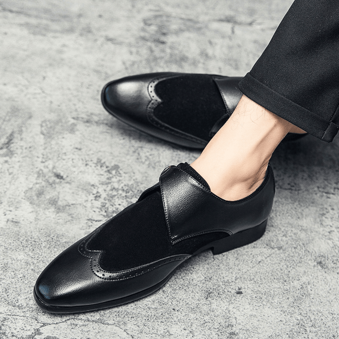 Weston & Finch - The Ventaro Monk Strap - 14:193Black;200000124:1394