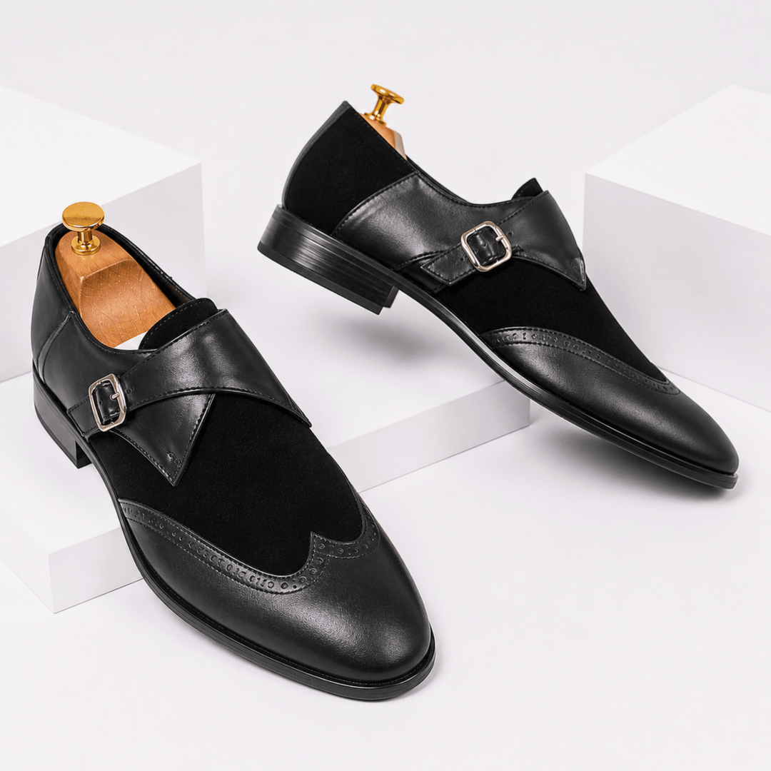 Weston & Finch - The Ventaro Monk Strap - 14:193Black;200000124:1394