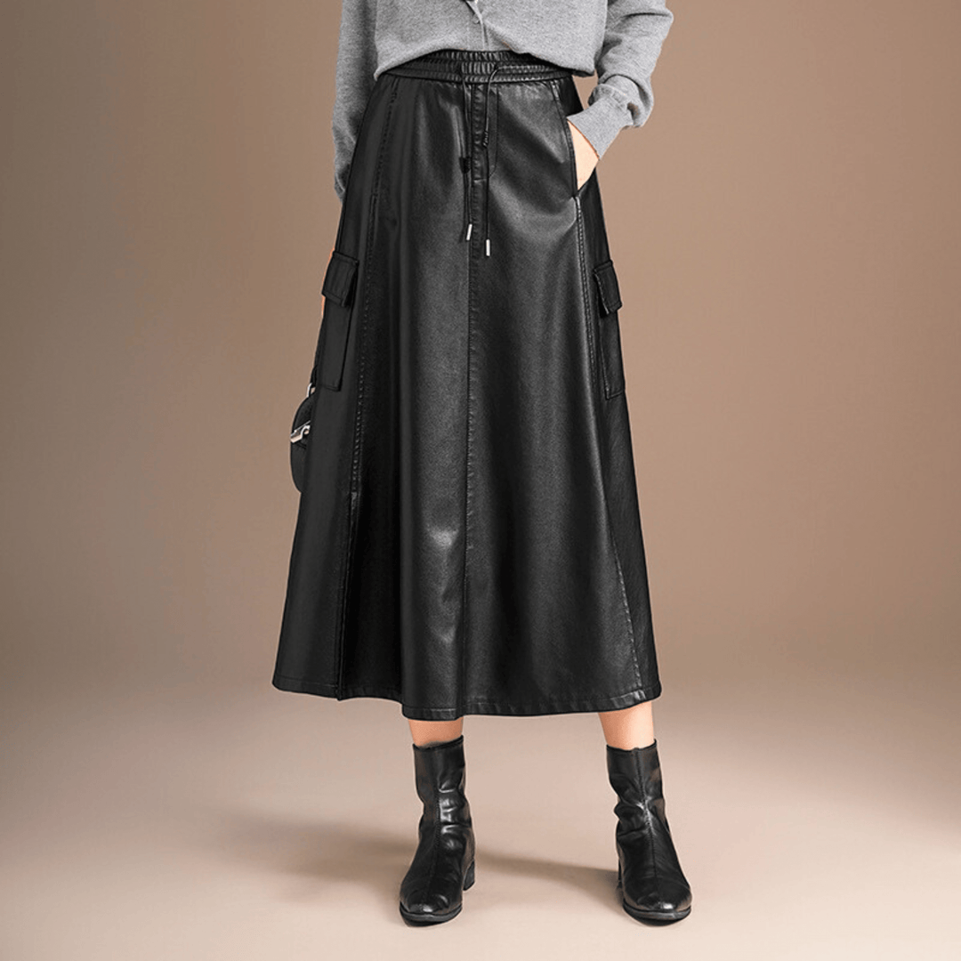 Weston & Finch - The Vionne Leather Skirt - 14:193;5:4183