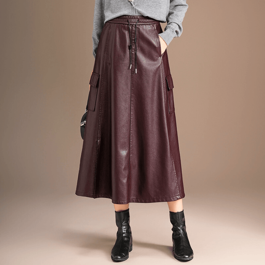 Weston & Finch - The Vionne Leather Skirt - 14:200002984;5:4183