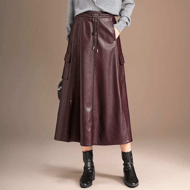 Weston & Finch - The Vionne Leather Skirt - 14:200002984;5:4183