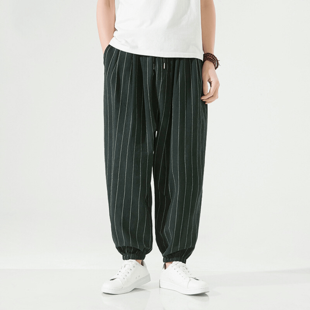 Weston & Finch - Urban Stripe Joggers - 14:1254Black;200007763:201336100;5:200000991Chinese Size 5XL
