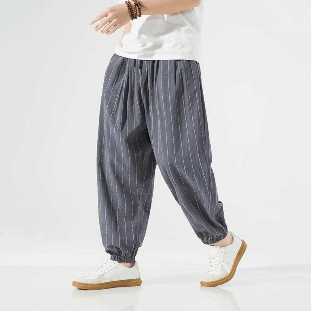 Weston & Finch - Urban Stripe Joggers - 14:173Grey;200007763:201336100;5:200000991Chinese Size 5XL