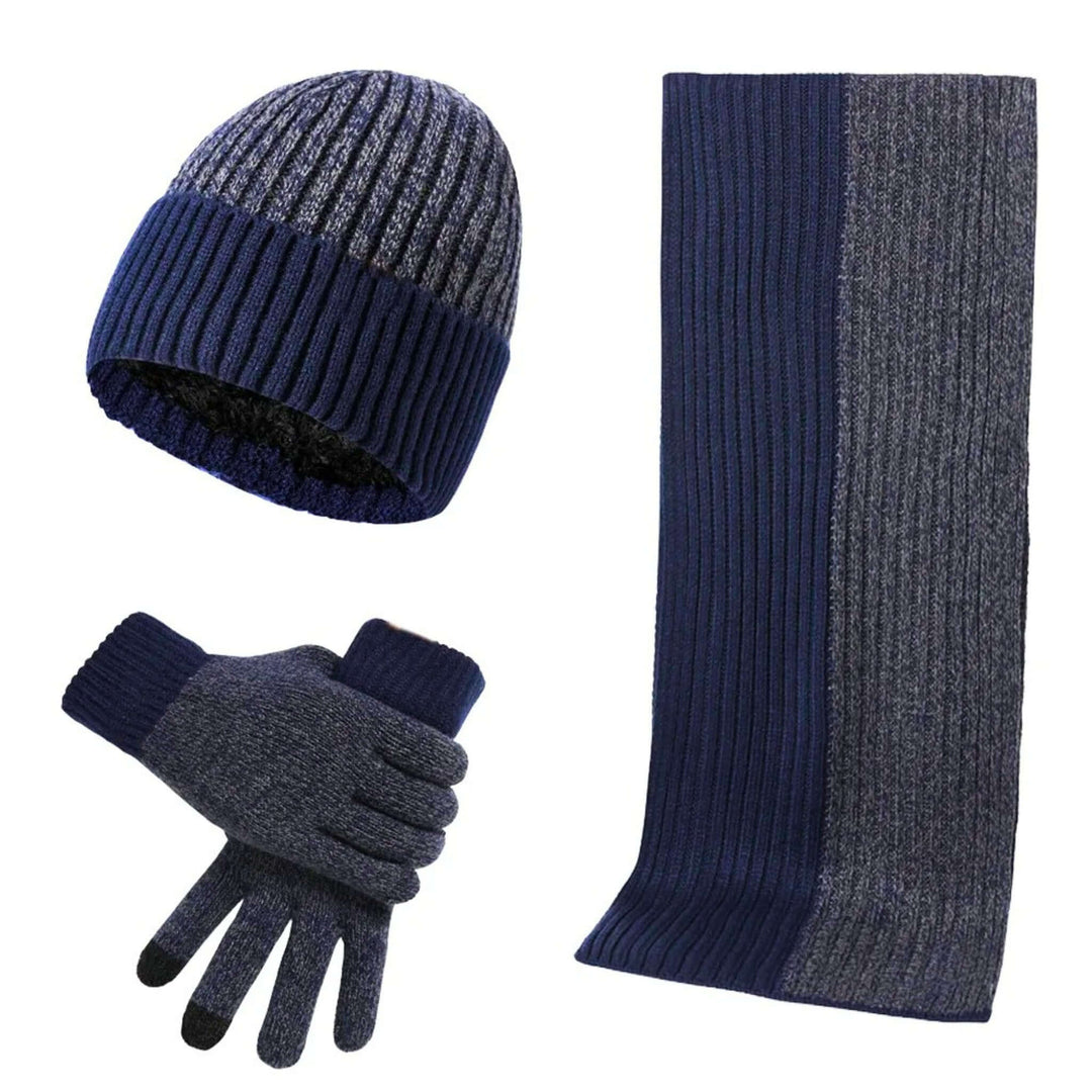 Molvana - Woolen Winter Set - 14:29#navy blue